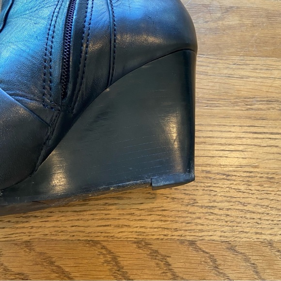 Tori Burch Black Milan leather booties size 8.5 - Picture 7 of 16